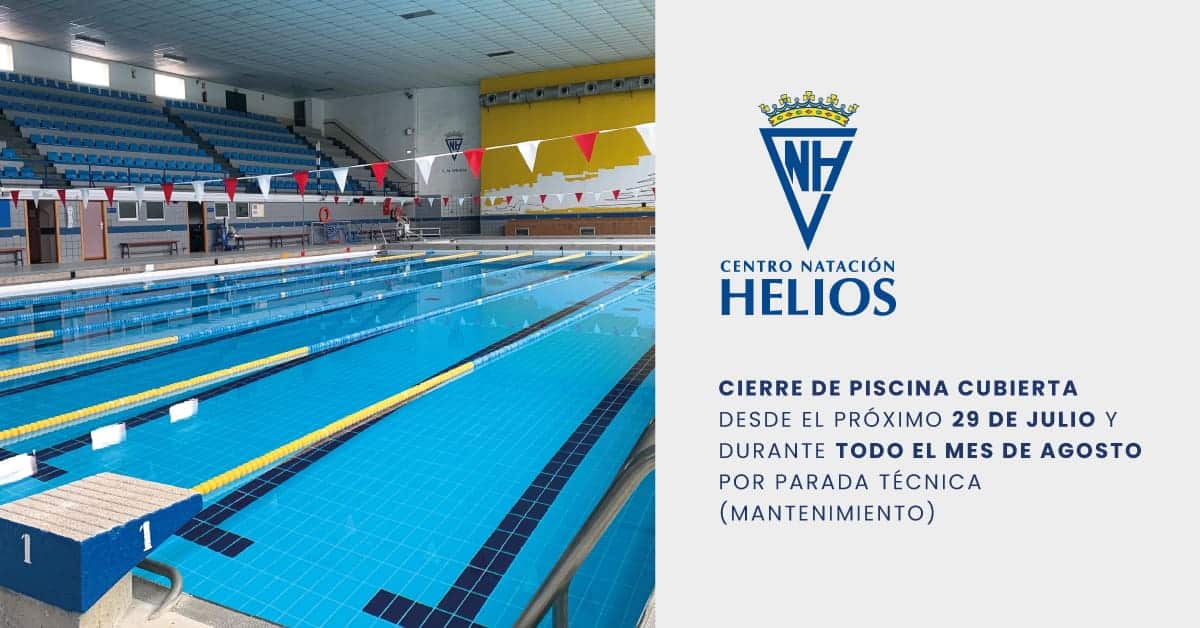 piscina cubierta cierre