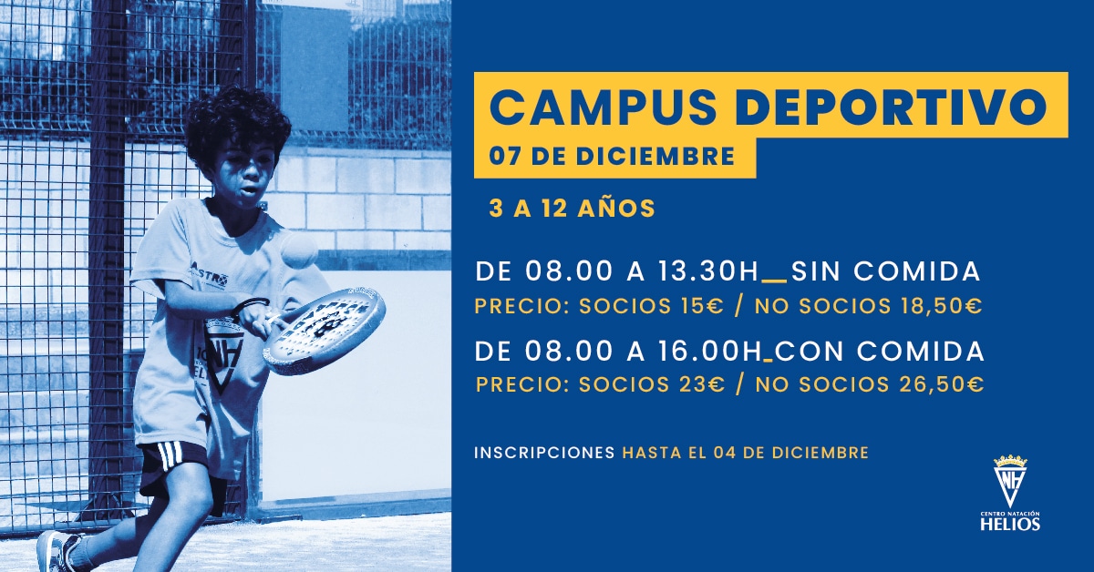 campus deportivo diciembre