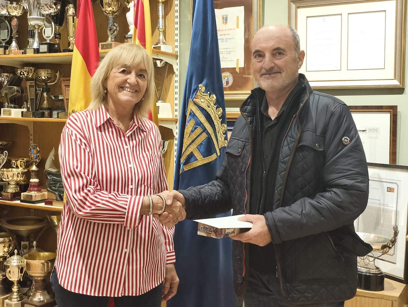 Joaquín Ratia con la vicepresidenta social Julia Nuez